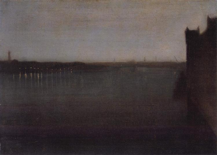 Nocturne, Grey and Gold, 1871 - 1874 - James McNeill Whistler