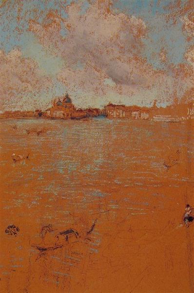 Venetian Scene, c.1879 - James McNeill Whistler