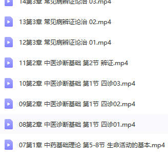 【基础精讲】中药学综合知识与技能视频教程下载