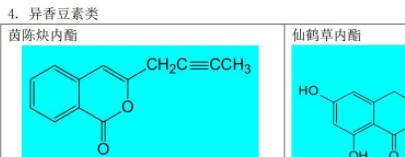 执业药师《中药学专业知识一》香豆素类化合物化学结构图pdf文档下载